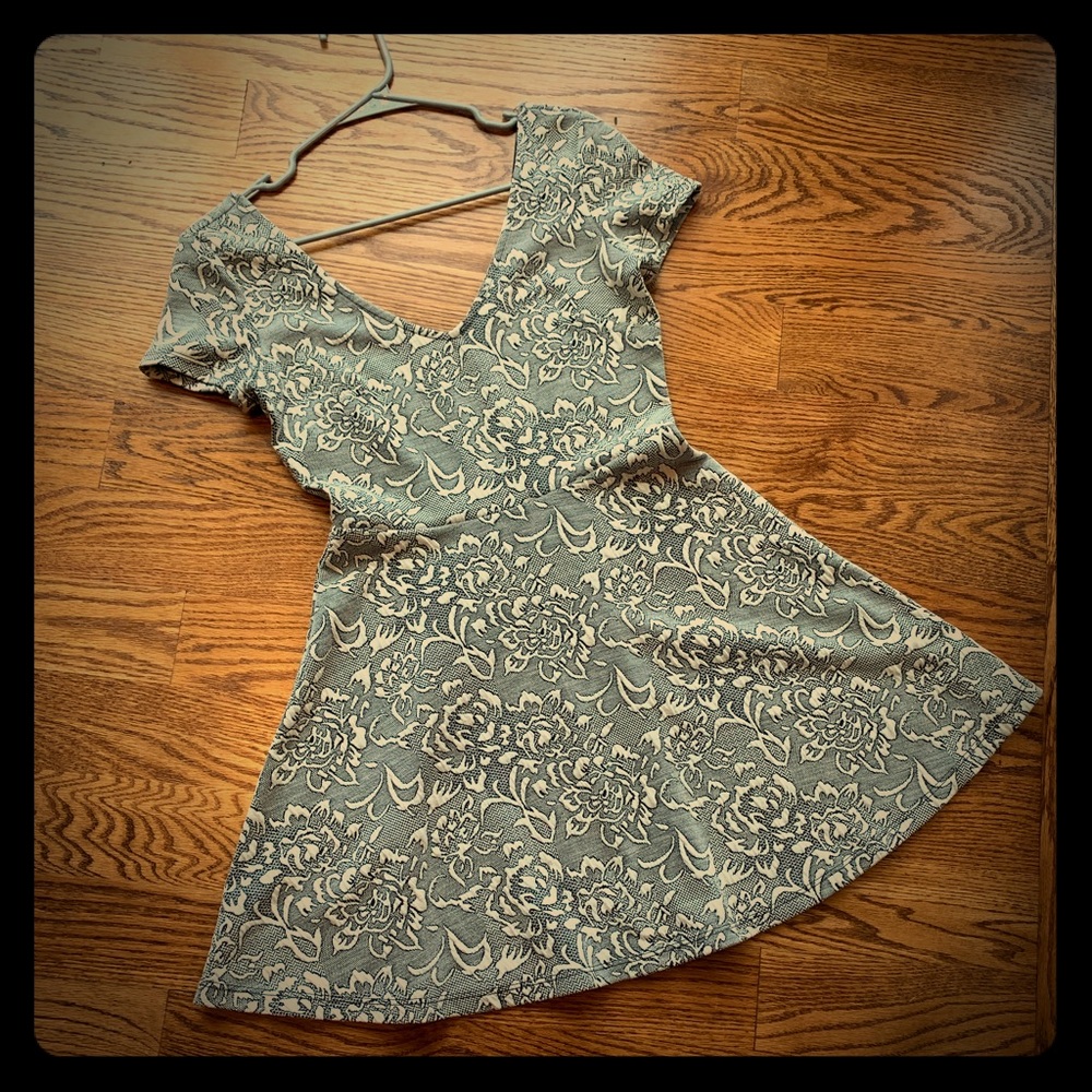 High-Waisted Babydoll Dress